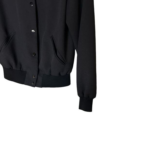 Aritzia Wilfred Poussin Bomber- Minimalist Crepe Bomber- Black-Size XS - Picture 7 of 11